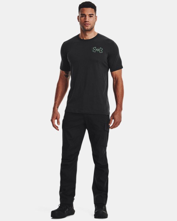 Men's UA Elk Skullmatic T-Shirt, Black, pdpMainDesktop image number 2